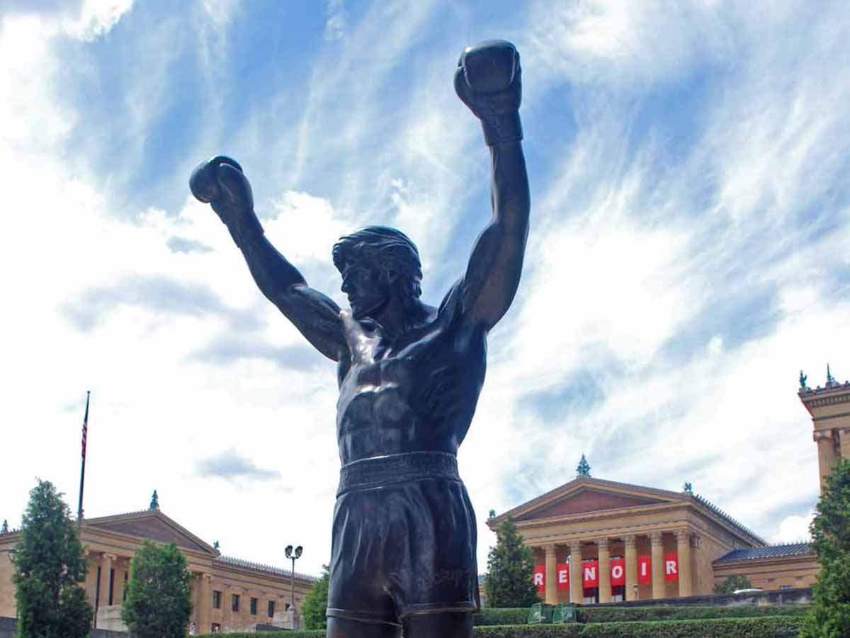 15. The Rocky Statue