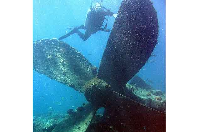 WWII Remains in Chuuk Lagoon