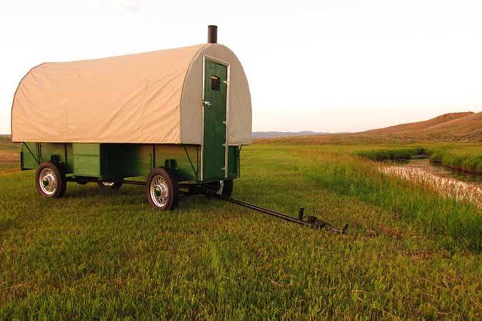 Wyoming's Restored Rustic Wagon