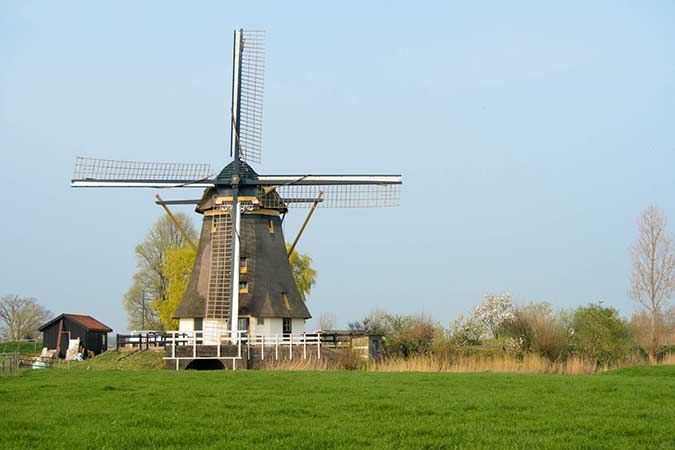 An Authentic Dutch Windmill