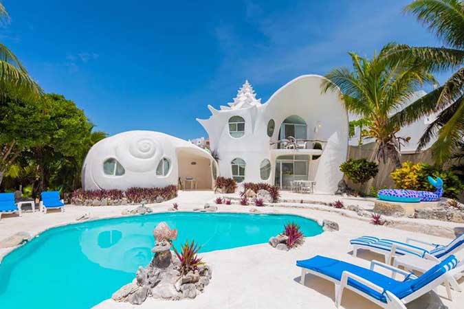 The Seashell House of Isla Mujeres
