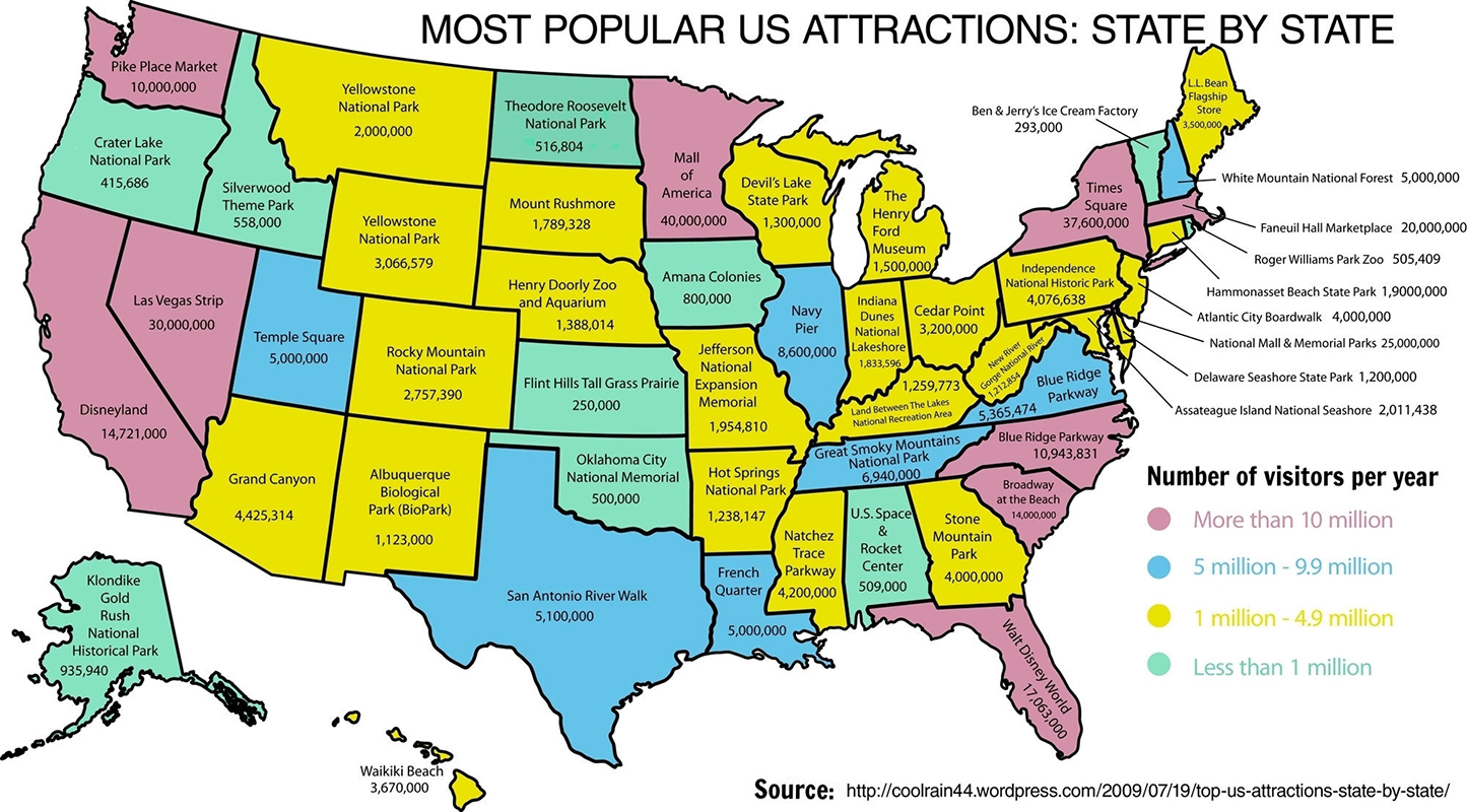 35 U.S. Maps That Illustrate LittleKnown Facts About America