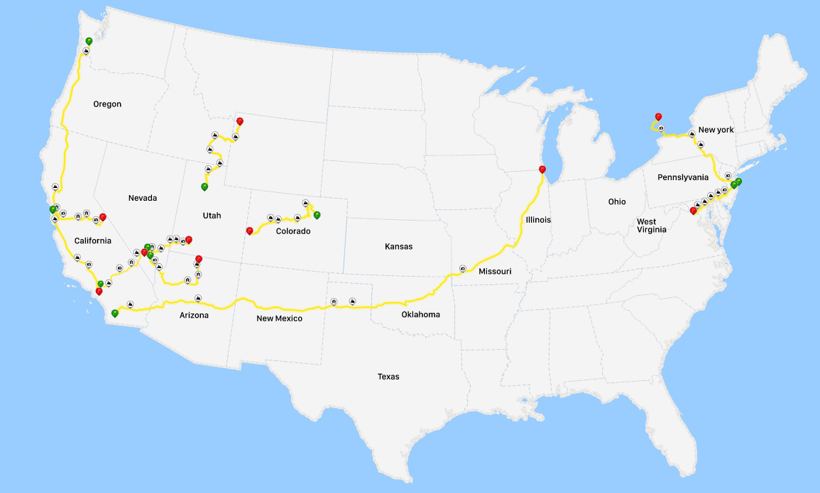 Most Popular Road Trips