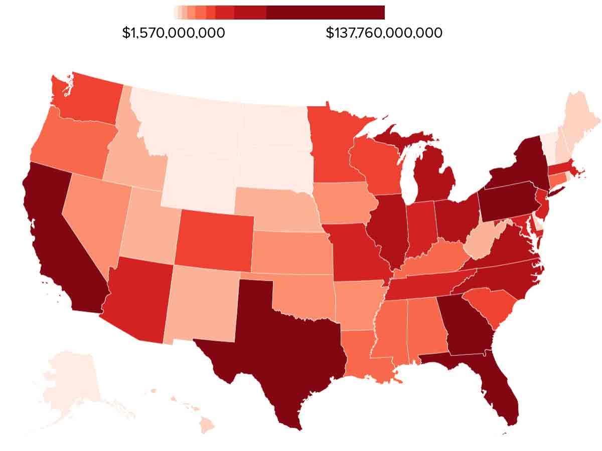 Average Student Debt by State
