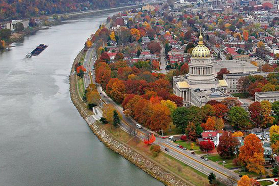 36. Charleston, West Virginia