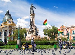La Paz is in Bolivia, a country unwelcoming to foreign visitors