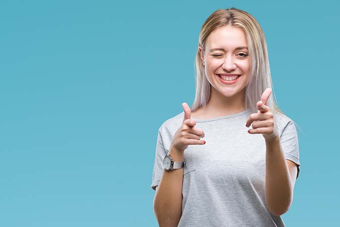 Pointing at Someone